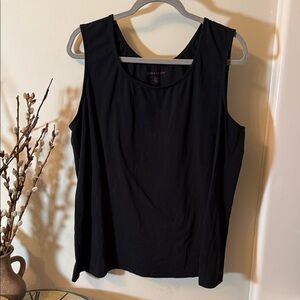 Jessica London Black Sleeveless Top